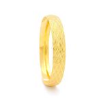 Altın Kaplama İmitasyon 1Cm Baklava Model Bilezik Blz-3122