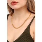 Altın Kaplama Kadın Zincir Choker Kolye