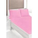 Altın Karma Çift Kişilik İnce Penye Lastikli Çarşaf 150x200 Cm - 150 x 200 cm - Pembe