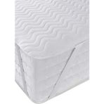 Altın Karma Kapitoneli Alez 100X200 cm Sıvı Geçirmez Yatak Koruyucu Tek Kişilik - 100 x 200 cm - Beyaz