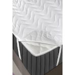 Altın Karma Kapitoneli Sıvı Geçirmez Alez 60X120 cm Tek Kişilik Köşe Lastikli - 60 x 120 cm - Beyaz