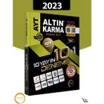 Altın Karma Yayınları 2023 AYT Tamamı Video Çözümlü 10 Farklı Yayın 10 Farklı Deneme ve Son 1 Yıl Çıkmış Sorular