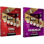 Altın Karma Yayınları 5. Sınıf Türkçe + Fen Bilimleri Altın Etkinlikli Kazanım Soru Bankası