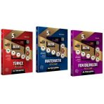 Altın Karma Yayınları 5. Sınıf Türkçe + Matematik + Fen Bilimleri Altın Etkinlikli Kazanım Soru Bankası