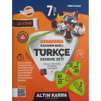 Altın Karma Yayınları 7. Sınıf Türkçe Haftalık Kazanım Deneme Seti