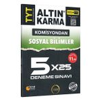 Altın Karma Yayınları TYT Sosyal Bilimler 5 x 25 Deneme Sınavı