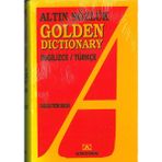 Altın Kitaplar Altın Sözlük Golden Dictionary Ingilizce - Türkçe Ciltli Büyük Boy