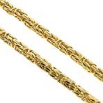 Altın Konak 5.5 mm 14 Ayar Kral Kalın Erkek Altın Zincir