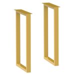 Altın Metal Masa Ayakları Sehpalar ve Oturma Odası için Ayarlanabilir Kendin Yap Mobilya Çerçevesi Montaj Vidaları ile Kolay Montaj 40x100 cm (15,7x39,4 inç)