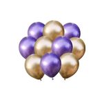 Altın-mor Krom Balon 20 Adet