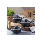 ALTIN MUTFAK Redlon 3 Lü Mini Granit Güveç Set 12-14-16 Cm