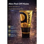 Altın Peel Off Maske 150 Ml Derin Temizleyici Siyah Nokta Karşıtı Cilt Arındırıcı Yüz Maskesi