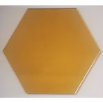 Altın Pleksi Altıgen 92x80mm 25'li Paket, Altın Ayna, Mobilya, Kapı ve Duvar Süsü