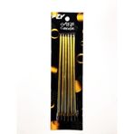Altın Renk Pasta Mumu 20 cm 6 Adet Parti Mum