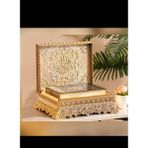 Altın Renkli 29X9 cm Sandık Kuran Kabı, Not ve Hediye Seçeneği ile Şık ve Kullanışlı - Seçenek 1