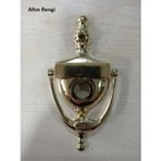 Altın Renkli Kapı Tak Tak Dürbün Ahşap ve Çelik Kapı Tokmağı