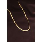 Altın Sarı Gold Renk 60 cm. Kadın Zincir Kolye
