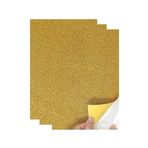 Altın Sarı Yapışkanlı Simli Eva 50X70 Cm 3 Adet Simli Yapışkanlı Eva Süngeri Okul Kreş Anasınıfı Elişi Etkinlikleri Hobi