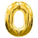 Altın Sarısı Folyo Rakam Balon