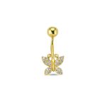 Altın Sepeti Kelebek Piercing