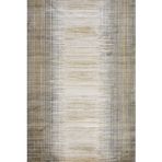 Altın Soyut Modern Geometrik Etnik Eskitme Desenli Boho Makinada Yıkanabilir Hafif Hav Toz Vermez Leke Tutmaz Kaymaz Taban Dijital Makine Baskı Halı Oturma Odası Salon Yolluk Koridor Mutfak Halısı