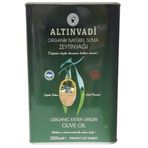 Altın Vadi Organik Naturel Teneke 3 lt Sızma Soğuk Sıkım Zeytinyağı