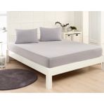 Altın Yaprak PREMIUM Battal Boy Lastikli %100 Pamuk Penye Çarşaf (180x200) + 2 Adet Yastık Kılıfı (50x70 Cm)