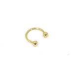 Altın Yarım Daire Helix Piercing-Tragus
