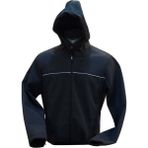 Altın Yaşam Softshell Kapşonlu Mont - Lacivert - S