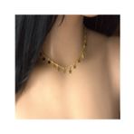 Altın Yıldız Choker Kolye