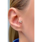 Altınaşkı Taşlı Tragus Altın Küpe
