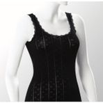 Altınay 2'li Geniş Askılı Dantelli Siyah Kadın Atlet 6172 - 2XL