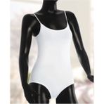 Altınay Kadın Siyah Ip Askılı Çıtçıtlı Body - M - Beyaz