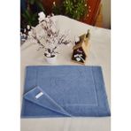 Altınbaşak (1 Adet) 50X70CM. Büyük Lüks Ayak Havlusu, Ayak Paspası, Havlu Paspas, Banyo ve Lavabo Paspası - 50 x 70 cm - Mavi