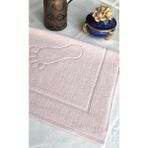 Altınbaşak (1 Adet) 50X70CM. Büyük Lüks Ayak Havlusu, Ayak Paspası, Havlu Paspas, Banyo ve Lavabo Paspası - 50 x 70 cm - Pembe