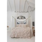 Altınbaşak %100 Pamuk Fortuna Sabre Tek Kişilik Nevresim Takımı (Havlu Hediyeli) - 160 x 220 cm - Bej