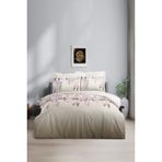 Altınbaşak %100 Pamuk/Cotton Çift Kişilik Modern Desenli Nevresim Takımı Clara Pebble - Renkli - 200 x 220 cm