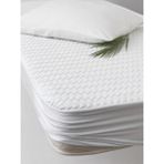 Altınbaşak 160 x 200 cm Kapitoneli Fitted Lastikli Sıvı Geçirmez Beyaz Alez
