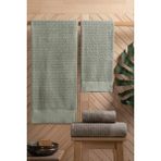 Altınbaşak Bambi Banyo Seti Koyu Bej Yeşil - 50 x 70 cm - Renkli