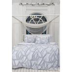 Altınbaşak Fortuna Marble Çift Kişilik Nevresim Takımı - 200 x 220 cm - Beyaz