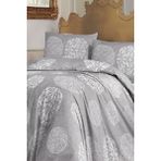 Altınbaşak Home Collection Altınbaşak Pamuklu Ranforce Çift Kişilik Çeyizlik Kutulu Nevresim Takımı - 200 x 220 cm - Açık Gri