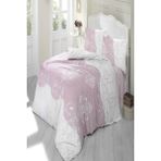Altınbaşak Home Collection Pamuklu Ranforce Çift Kişilik Çeyizlik 200x220 cm Gül Kurusu Nevresim Takımı