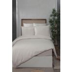 Altınbaşak Infinity Ivory Poplin Çift Kişilik Nevresim Takımı Fitted Çarşaf
