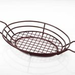 Altınbaşak Oval 32 x 22 x 7 cm Büyük Sunum Sepeti