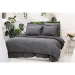 Altınbaşak Poplin Çift Kişilik Nevresim Takımı Infinity Shadows - Antrasit - 200 x 220 cm