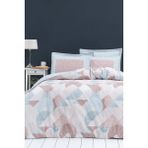 Altınbaşak Punto Tek Kişilik Biyeli Ranforce Nevresim Takımı - Renkli - 160 x 220 cm