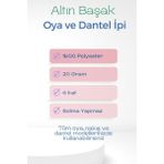 Altınbaşak Royaleks No: 087 3 Adet 20 gr Oya ve Dantel İpi