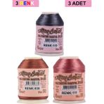 Altınbaşak Royaleks No: 938-111-119 3 Adet 20 gr Oya ve Dantel İpi