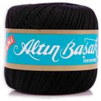 Altınbaşak Siyah Kroşe 50 gr El Örgü İpi