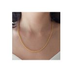 Altınbeyi ALTINBEYI 22 Ayar Altın Halat Burgu Zincir Kolye 50 Cm 6.42 Gr. (Kalınlık 2,5mm)
